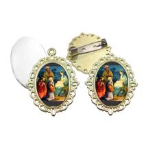 Broche com Relicario Dourado Tres Reis Magos Terno Noivo lapela Qualidade Resinado Alto Padrão Casamentos Broche com Relicario Dourado Tres Reis Magos Terno Noivo lapela Qualidade Resinado Alto Padrão Casamentos