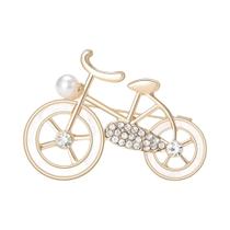 Broche De Bicicleta Unissex Feminino Com Strass E Esmalte Para Festas E Eventos, Acessório De Broche De Bicicleta Unissex Feminino Com Strass E Esmalte Para Festas E Eventos, Acessório De