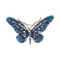 Broche De Borboleta Com Strass Para Mulheres, Acessório De Joalheria Para Festas E Banquetes