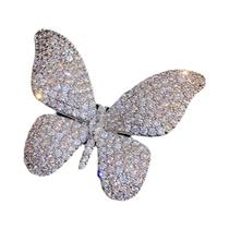 Broche De Borboleta Feminino De Alta Qualidade, Acessório Luxuoso E Exquisito Para Jaqueta E Casaco