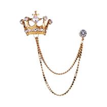 Broche De Corrente Estilo Retro Coreano Britânico Para Homens, Pin De Lapela Com Franjas, Presente Broche De Corrente Estilo Retro Coreano Britânico Para Homens, Pin De Lapela Com Franjas, Presente