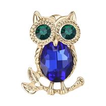 Broche De Coruja Com Strass Unissex Para Mulheres, Pin De Vidro Em Forma De Animal, Acessórios De Broche De Coruja Com Strass Unissex Para Mulheres, Pin De Vidro Em Forma De Animal, Acessórios De