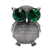Broche De Coruja Com Strass Unissex Para Mulheres, Pin De Vidro Em Forma De Animal, Acessórios De Broche De Coruja Com Strass Unissex Para Mulheres, Pin De Vidro Em Forma De Animal, Acessórios De