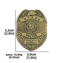Broche De Distintivo Da Polícia STARS De Resident Evil Raccoon City, Acessório Souvenir Para Roupas