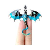 Broche De Dragão Com Strass Unissex, Joias De Moda Para Homens E Mulheres, Acessórios Para Roupas De Broche De Dragão Com Strass Unissex, Joias De Moda Para Homens E Mulheres, Acessórios Para Roupas De