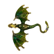 Broche de Dragão Metálico com Detalhes Intrincados Broche de Dragão Metálico com Detalhes Intrincados