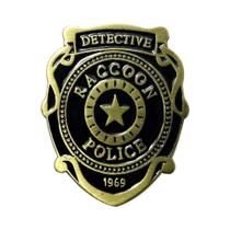 Broche De Esmalte Do Departamento De Polícia Do Guaxinim Resident Evil Game Movie Para Decoração De