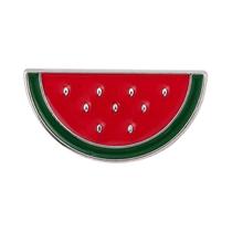 Broche De Esmalte Em Forma De Fruta Melancia De Verão, Decoração De Bolsa, Joia De Lapela Para