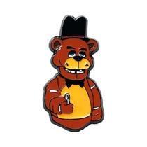 Broche de Esmalte FNAF - Design de Desenho Animado com Freddy e Fantasma
