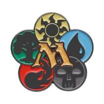 Broche De Esmalte Personalizado Com Desenho Animado De Jogo De Cartas Mágico Divertido, Emblema De