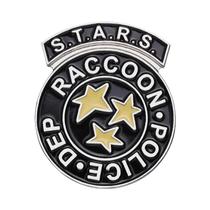 Broche De Esmalte Personalizado Raccoon City Stars, Distintivo De Lapela Do Serviço De Resgate De Broche De Esmalte Personalizado Raccoon City Stars, Distintivo De Lapela Do Serviço De Resgate De