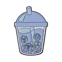 Broche De Esmalte RPG D20 Com Tema De Chamas Divertido, Distintivo De Lapela, Joia, Presente Para