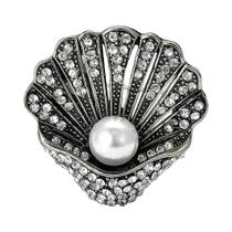 Broche De Estrela-do-mar Esmaltado Unissex Feminino Com Pérola E Concha, Acessório De Joalheria Para Broche De Estrela-do-mar Esmaltado Unissex Feminino Com Pérola E Concha, Acessório De Joalheria Para