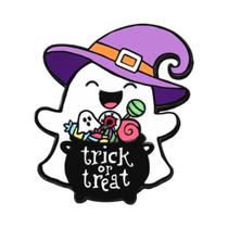 Broche De Lapela De Desenho Animado De Halloween Com Gato Fantasma, Abóbora, Mago E Magia, Presente Broche De Lapela De Desenho Animado De Halloween Com Gato Fantasma, Abóbora, Mago E Magia, Presente