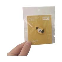 Broche De Liga Metálica Kawaii Bt21 Cooky Tata, Pinos DIY Para Chapéus, Roupas, Mochilas E Presentes