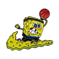 Broche De Liga Patrick Star Do Bob Esponja, Emblema Kawaii De Desenho Animado Japonês, Alfinete