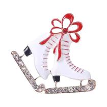 Broche De Meia Com Strass Unissex Feminino Para O Natal, Acessório De Joalheria Para Festas,