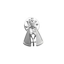 Broche de Nossa Senhora Aparecida Banhado a Prata Broche de Nossa Senhora Aparecida Banhado a Prata