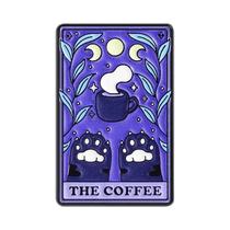 Broche De Pata De Gato Esqueleto Com Fases Da Lua, Impressão UV, Carta De Tarô Café, Joia Punk, Broche De Pata De Gato Esqueleto Com Fases Da Lua, Impressão UV, Carta De Tarô Café, Joia Punk,