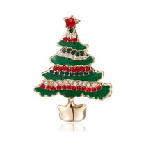 Broche de Pino Esmaltado de Natal Feminino - Boneco de Neve, Sinos e Árvore de Natal Broche de Pino Esmaltado de Natal Feminino - Boneco de Neve, Sinos e Árvore de Natal