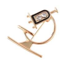 Broche De Zircônia Com Pingente De Microscópio, Equipamento Médico, Para Médicos E Enfermeiros, Broche De Zircônia Com Pingente De Microscópio, Equipamento Médico, Para Médicos E Enfermeiros,