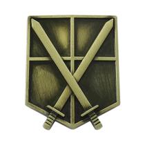 Broche Do Regimento De Exploradores Asas Da Liberdade De Attack on Titan, Joia De Anime, Distintivo