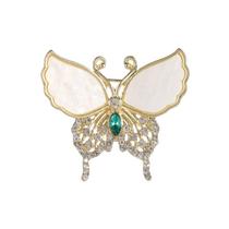 Broche Elegant Crystal Butterfly Strass Alloy 4x3,5 cm Broche Elegant Crystal Butterfly Strass Alloy 4x3,5 cm