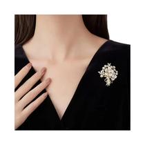 Broche Elegante Árvore Da Vida: Acessório De Moda Para Saias E Roupas Femininas