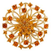 Broche Elegante Strass Flor Casual e Festa Akasaki BRG20735