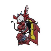 Broche Em Forma De Mascote Dragon-Mushu, Pins De Esmalte, Presente De Joias Para Amigos, Acessórios