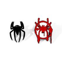 Broche Esmaltado Em Forma De Aranha, 2 Peças, Criativo, Desenho Animado, Mochila, Roupas, Joias,
