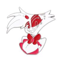 Broche Hazbin Hotel - Angel Dust, Charlie, Vaggie e Alastor - Pin Unissex