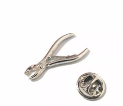 Broche Manicure Alicate Cutícula Folheado Níquel