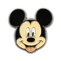 Broche metal rosto mickey 2.5x2.5cm - disney