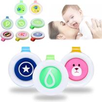 Broche Para Bebe 4 Unidade Citronela Repelente Anti Mosquito