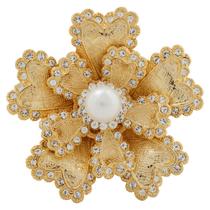 Broche Pérola Flor BRG4911