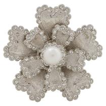 Broche Pérola Flor BRG4911
