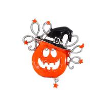 Broche Pin, blusa de abóbora de Halloween, emblema de lapela, liga Broche Pin, blusa de abóbora de Halloween, emblema de lapela, liga