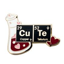 Broche Pin Cute Chemistry Alloy Lapel Badge Broche Pin Cute Chemistry Alloy Lapel Badge