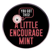 Broche Pin Funny Encoragemint Cartoon Pep Alloy 3x3cm