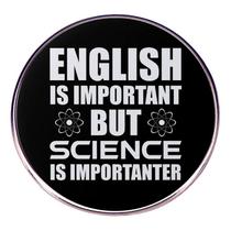 Broche Pin Funny Science Black Alloy Lapel Badge