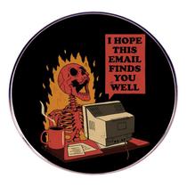 Broche Pin Funny Skeleton Round Badge Alloy 3x3cm Broche Pin Funny Skeleton Round Badge Alloy 3x3cm