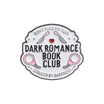 Broche Pins Dark Romance Book Club Creative Alloy Blouse Pi Broche Pins Dark Romance Book Club Creative Alloy Blouse Pi