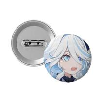 Broche Redondo Furina De Genshin Impact, Pins Criativos Para Roupas, Chapéus, Mochilas, Acessórios