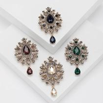 Broche Retrô Luxuoso - Estilo Europeu e Americano - Alta Qualidade