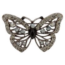Broche Strass Borboleta Black BRG0057 Broche Strass Borboleta Black BRG0057