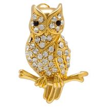 Broche Strass Coruja BRG0047