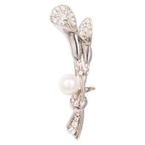 Broche Strass e Pérola BRG0030