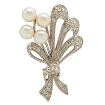 Broche Strass e Pérola BRG9967 - Akasaki