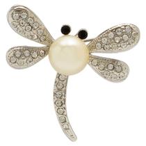 Broche Strass e Pérola Libélula BRG0065
